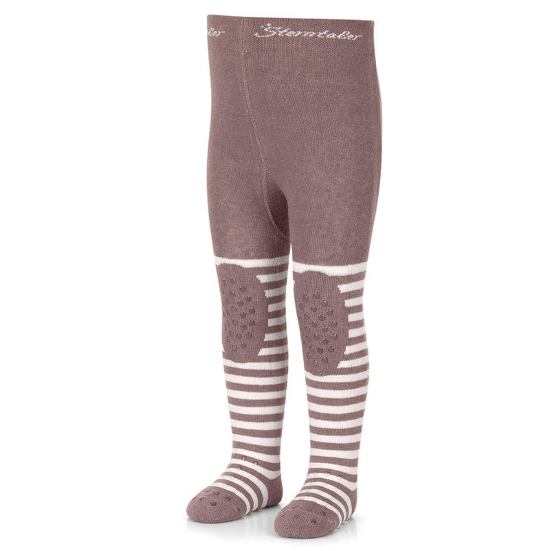Emmi brown crawling tights, size 74, GOTS-certified | Sterntaler