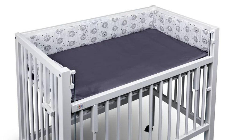 Neste for side bed lions 40 x 90 cm, gray | Tissi®