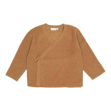 Cardigan cache-cœur Amande - 80 | Little Dutch