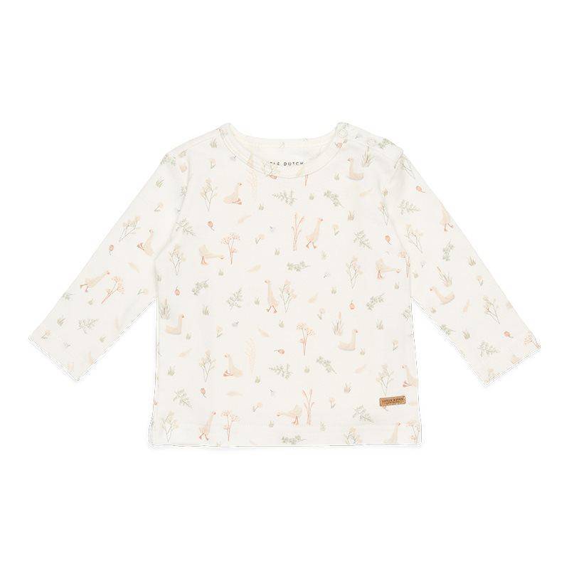 Long Sleeve T-Shirt Sailors Bay White | Little Dutch