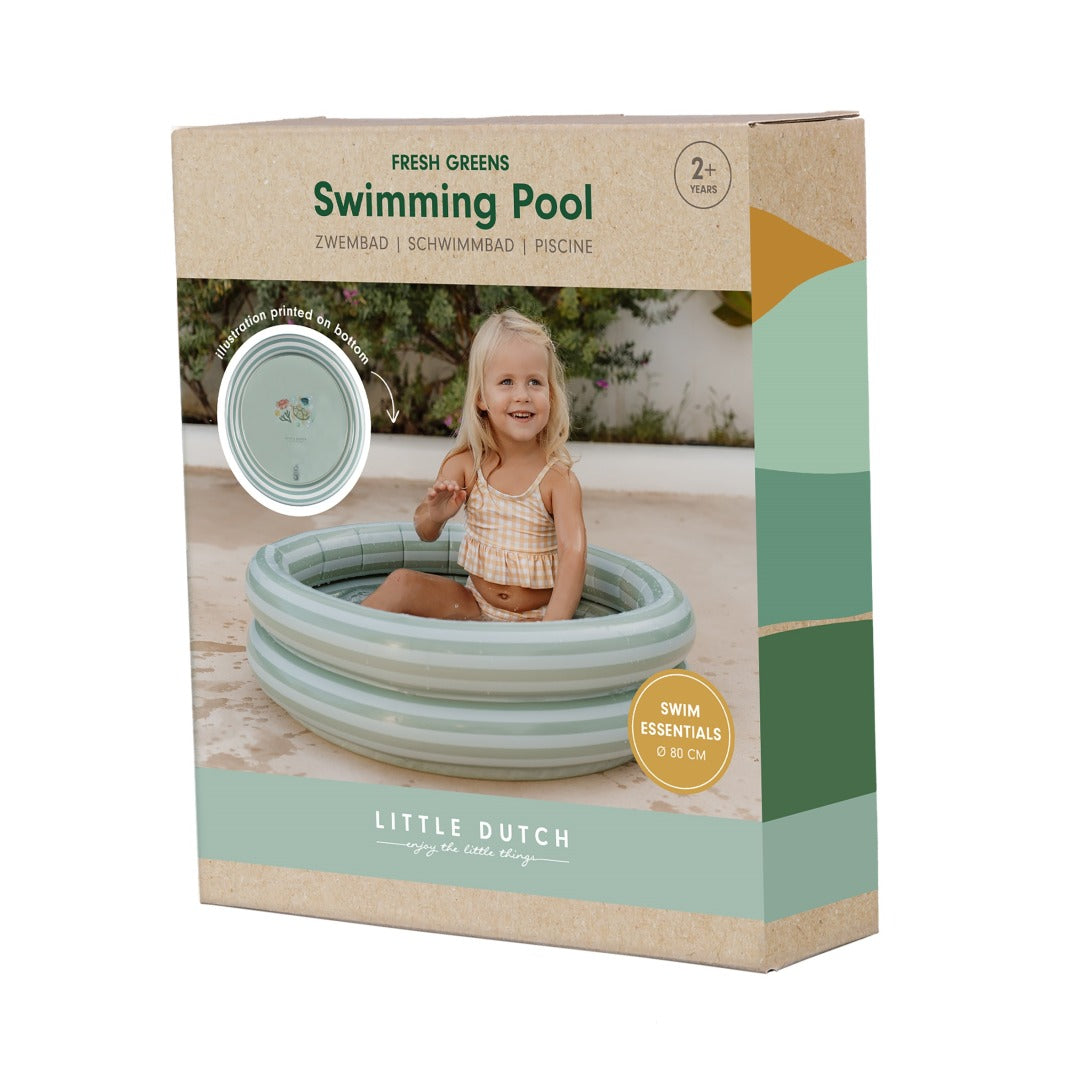 Piscine gonflable Fresh Greens 80 cm – Piscine pour bébés et enfants