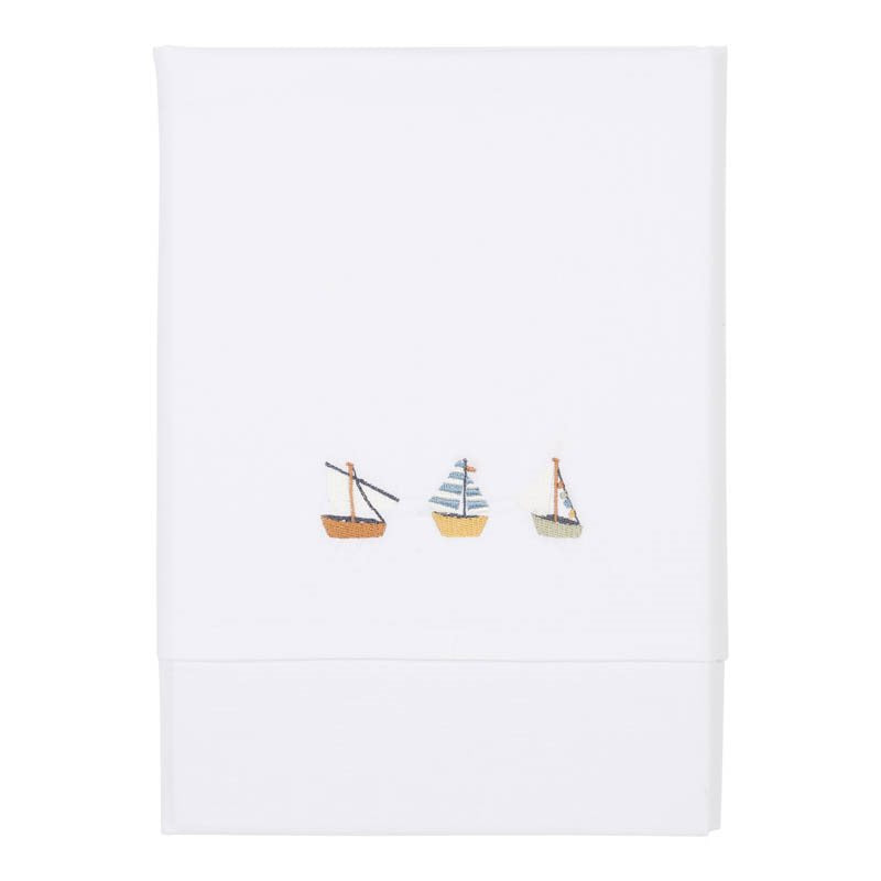 Drap de lit brodé pour enfant Sailors Bay | Little Dutch