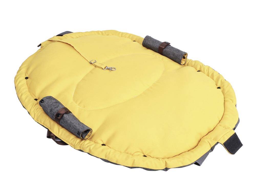 Tasche für Katze&Hund "SHELLY" grau/senf 72 x 55 cm | Nobby