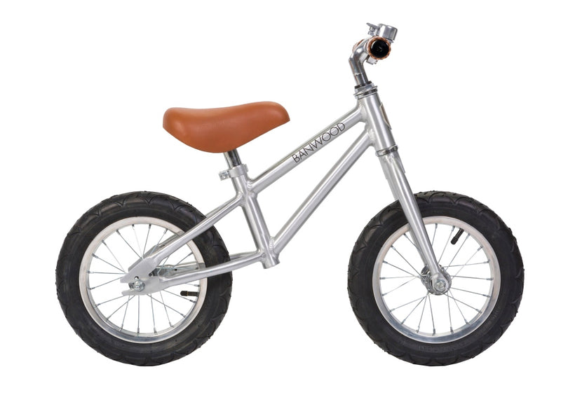 "FIRST GO" balance bike, chrome | Banwood
