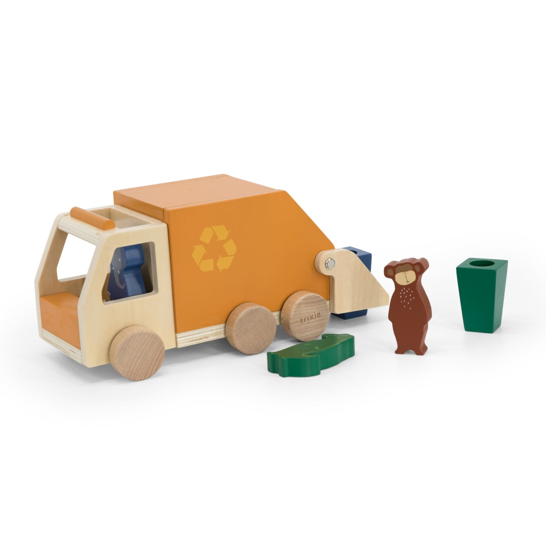 Wooden garbage truck | Trixie
