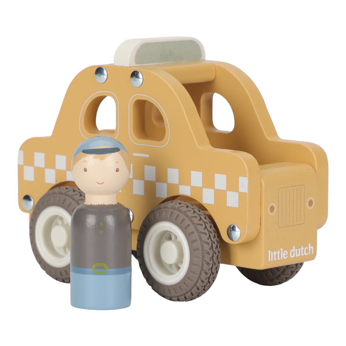 Wooden Taxi for Children – Playful Fun for Little Explorers