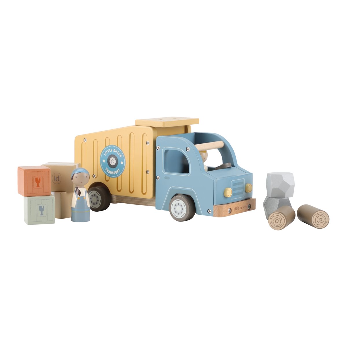 Camion benne en bois