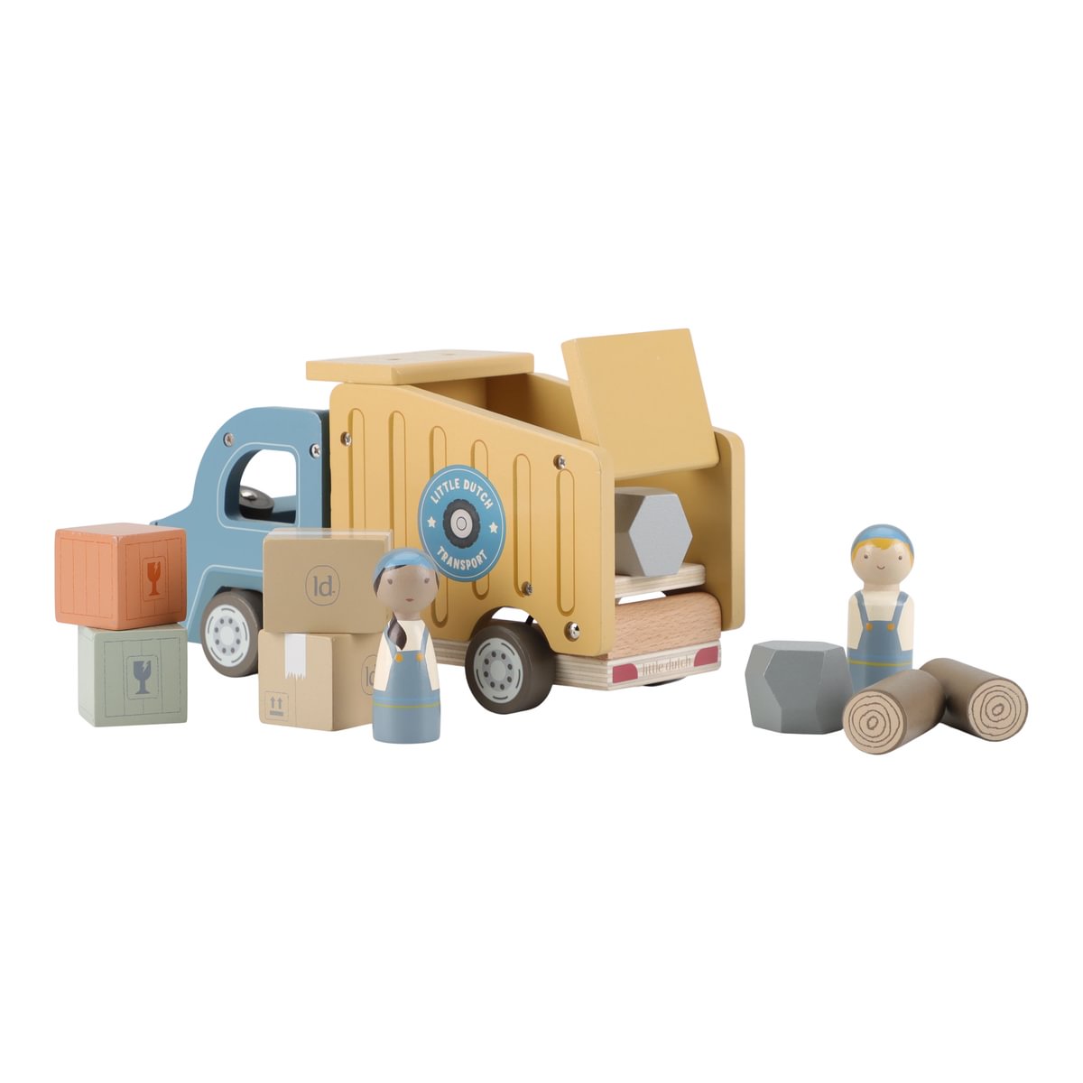 Camion benne en bois