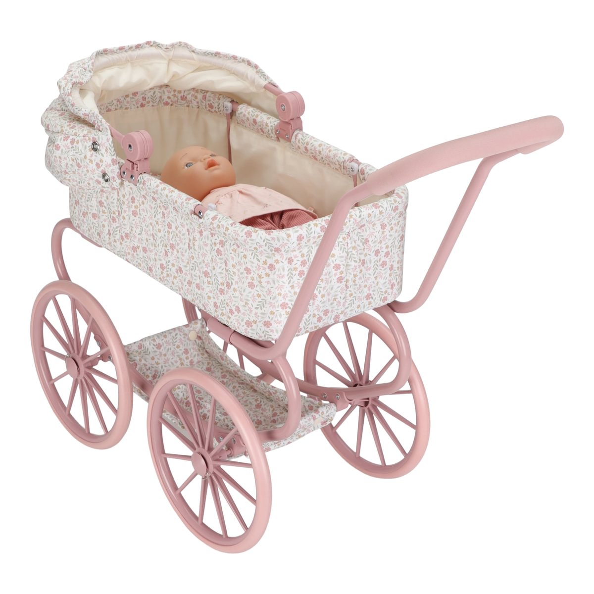 Metal doll's pram Soft Flowers