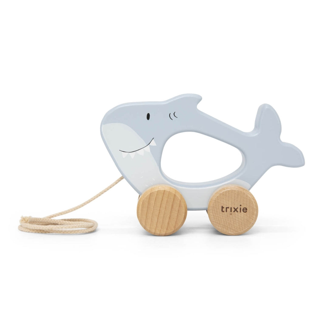 Wooden Pull Toy - Mr. Shark | Trixie