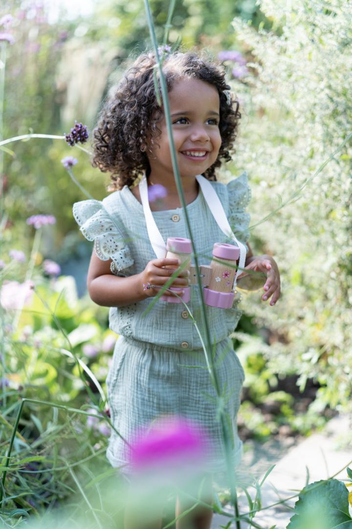 Jumelles pour enfants Fairy Garden en bois avec grossissement