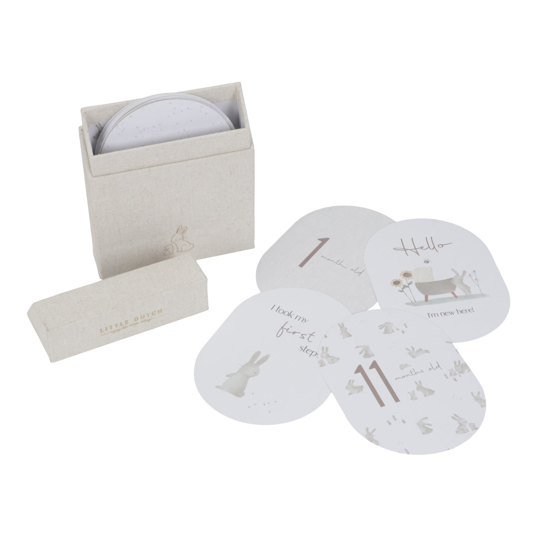 Milestone Cards Baby Bunny – Memories of Baby's First Year