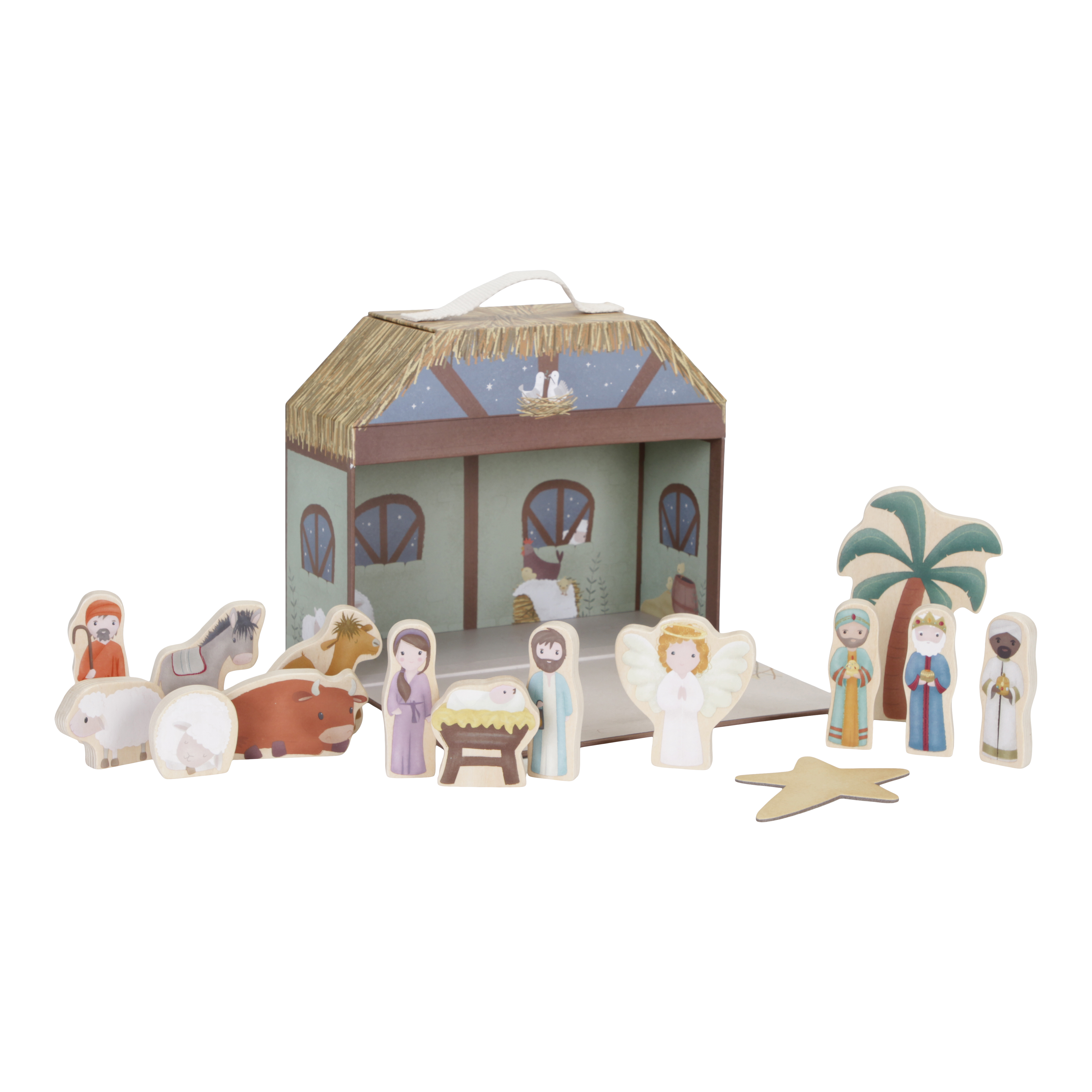 Personalized wooden nativity scene – a charming nativity play for children