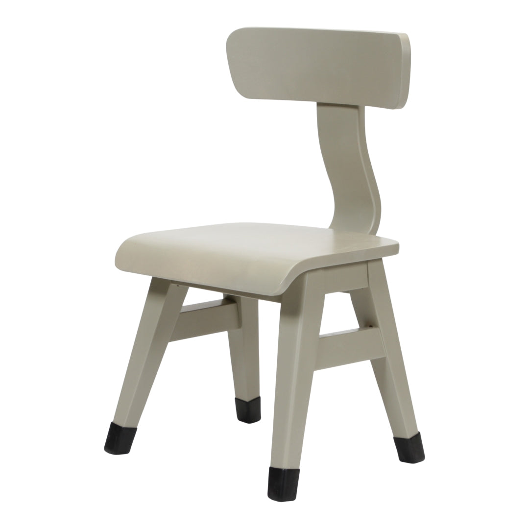Kinderstuhl aus Holz, Olive