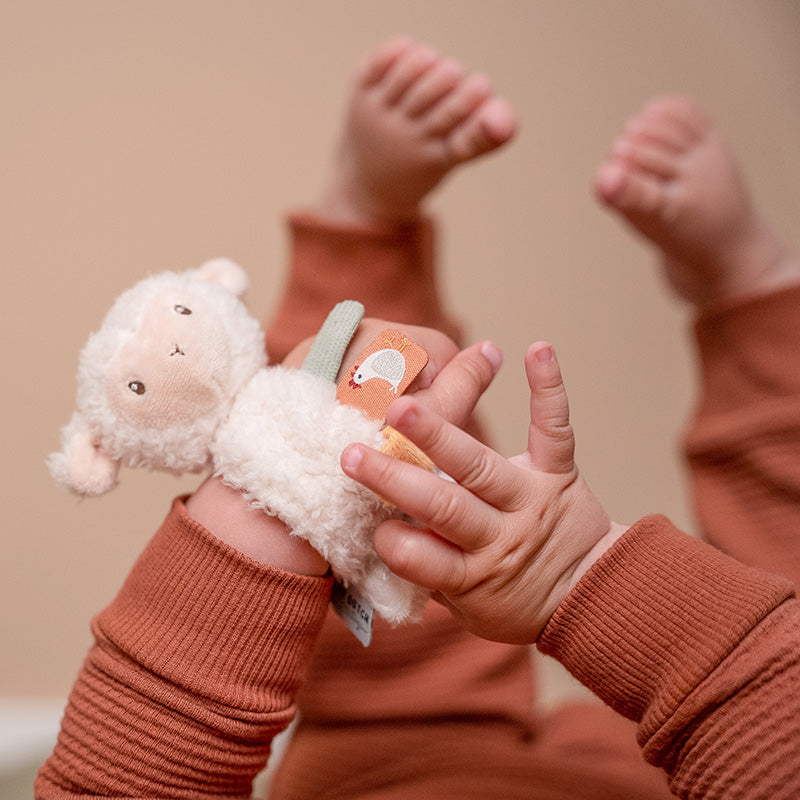Wrist Rattle Sheep Little Farm – Baby's First Grasping Toy