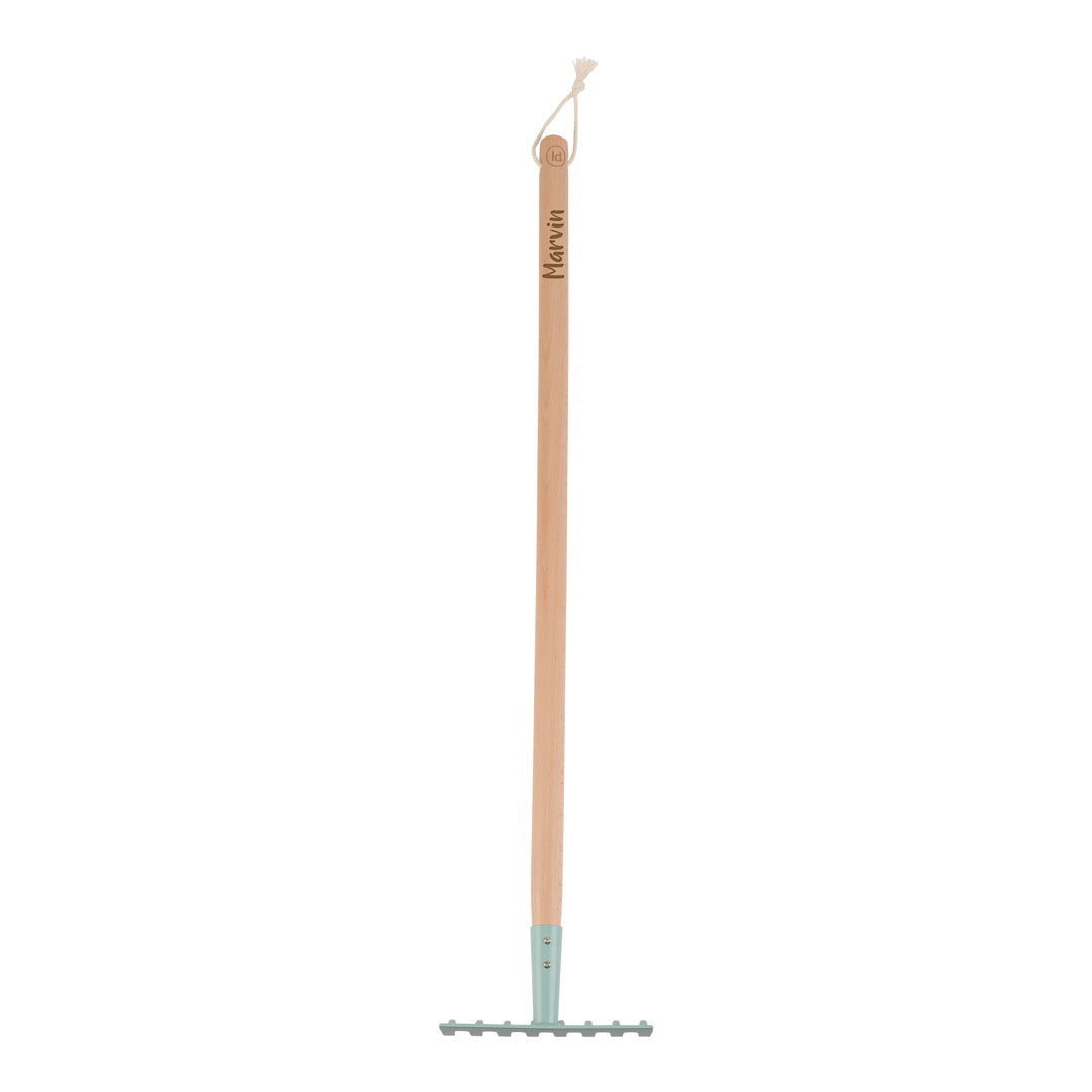 Children's wooden rake – gardening tool for little gardeners