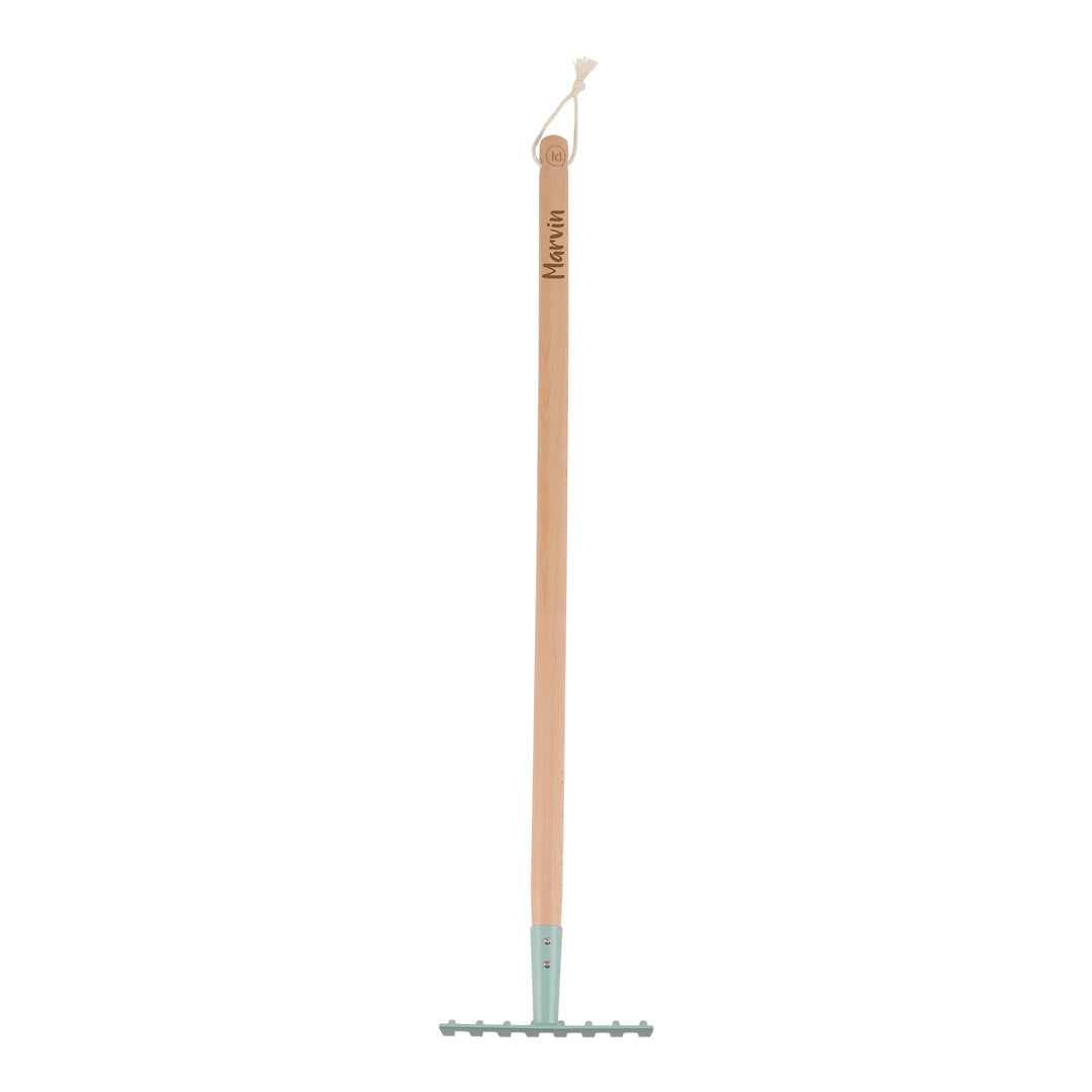 Children's wooden rake – gardening tool for little gardeners