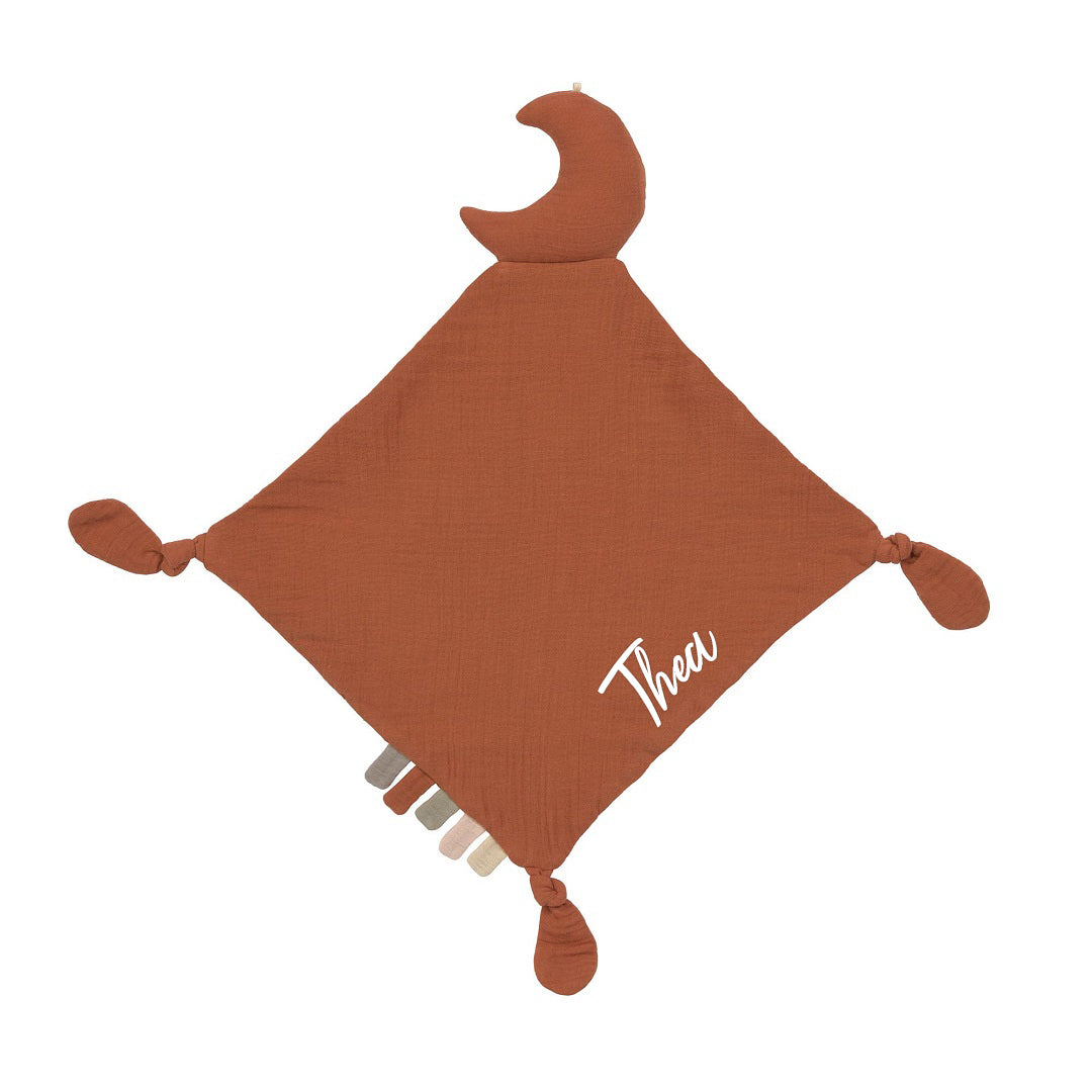Couette GOTS Moon, rouge rouille | Décontracté