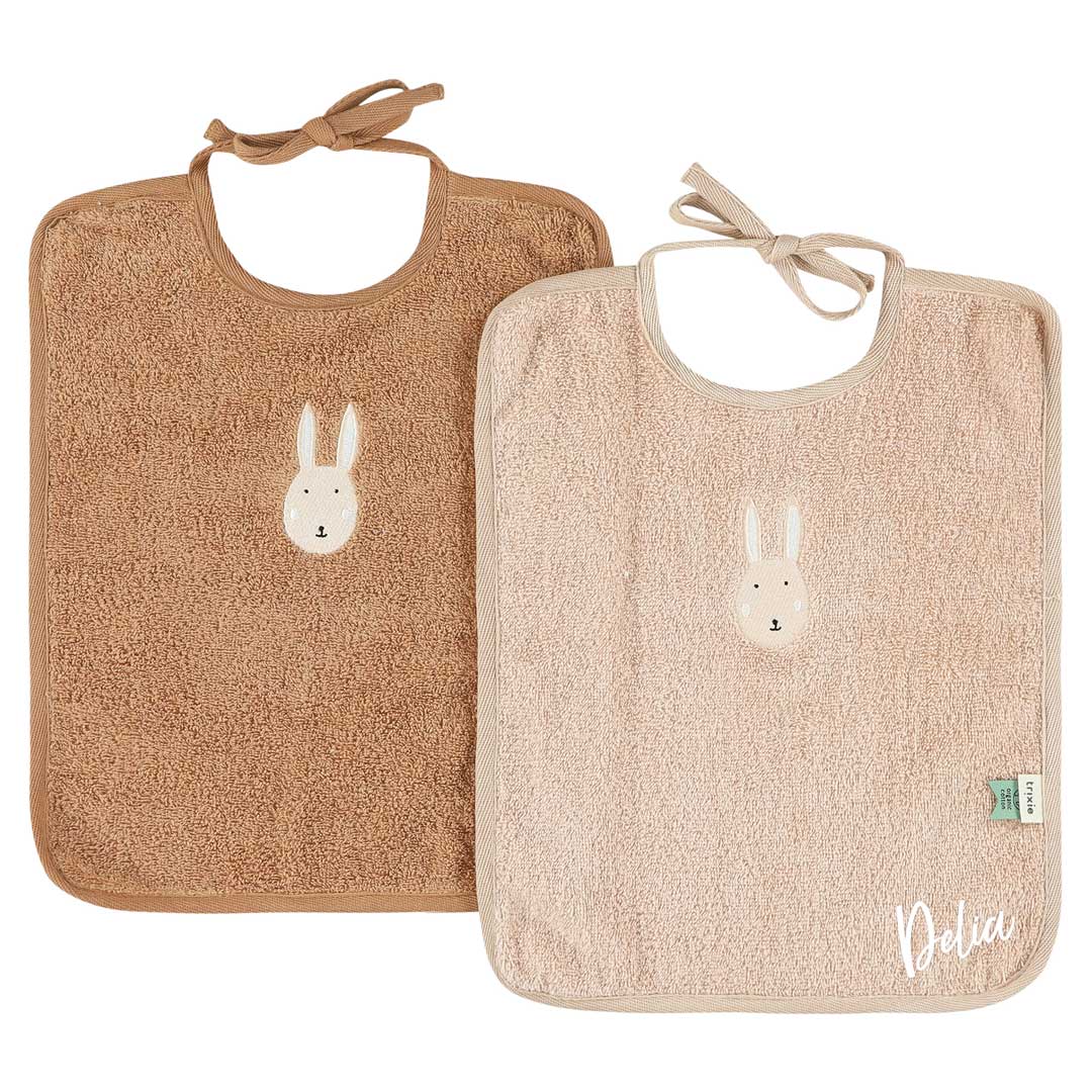 Bib XL 2-pack - Mrs. Rabbit | Trixie