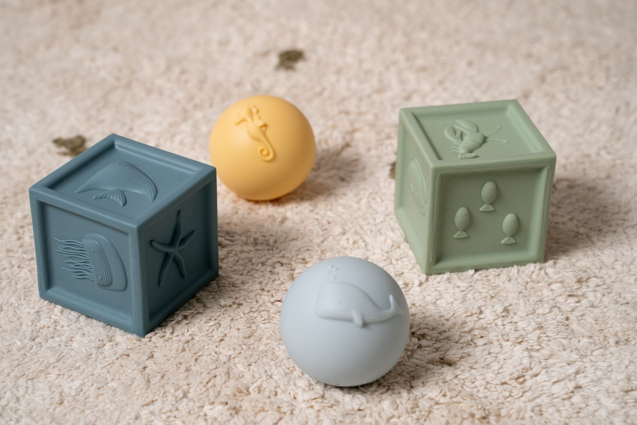 Jouet de bain dés et balles colorés – Jouet de bain pour bébés