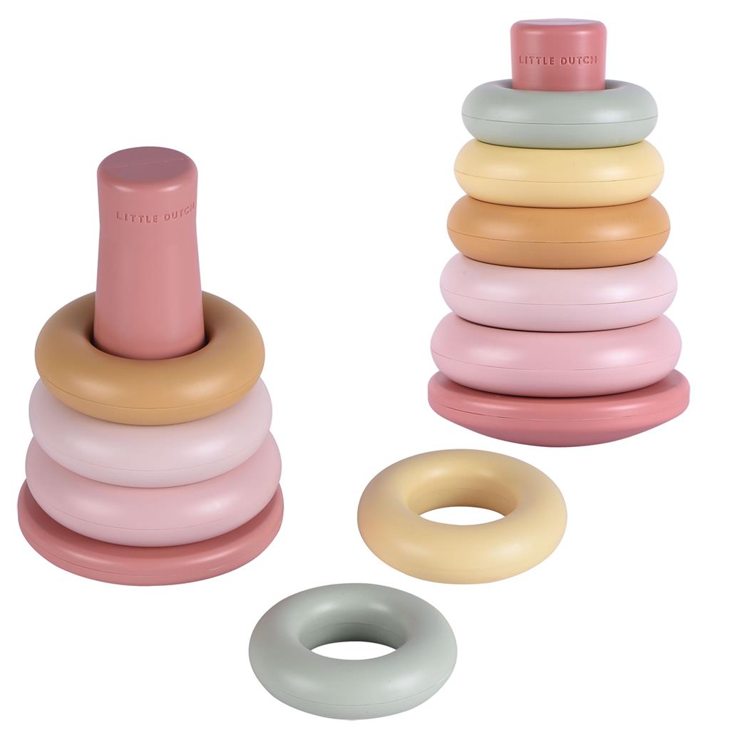 Stacking Tower Pink | Motor Skills Toy for Babies and Toddlers