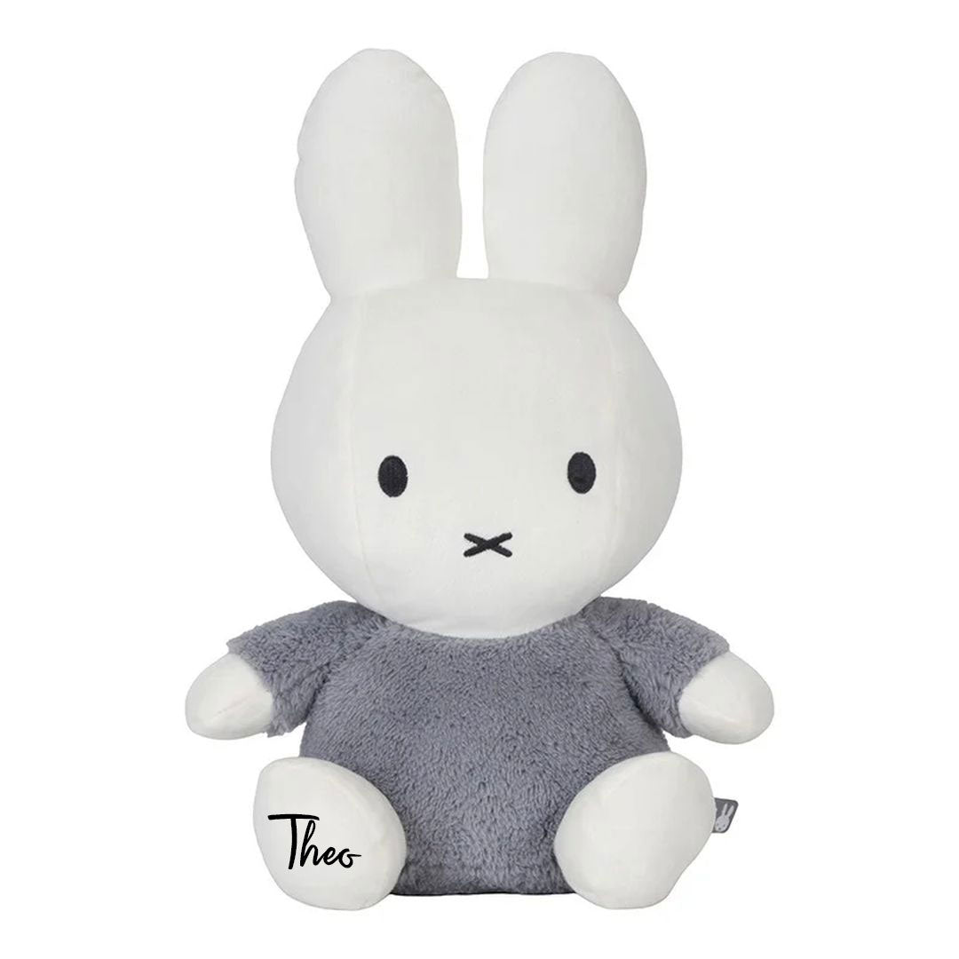 Plush Toy Miffy Rabbit Fluffy Blue 35 cm for Cuddling