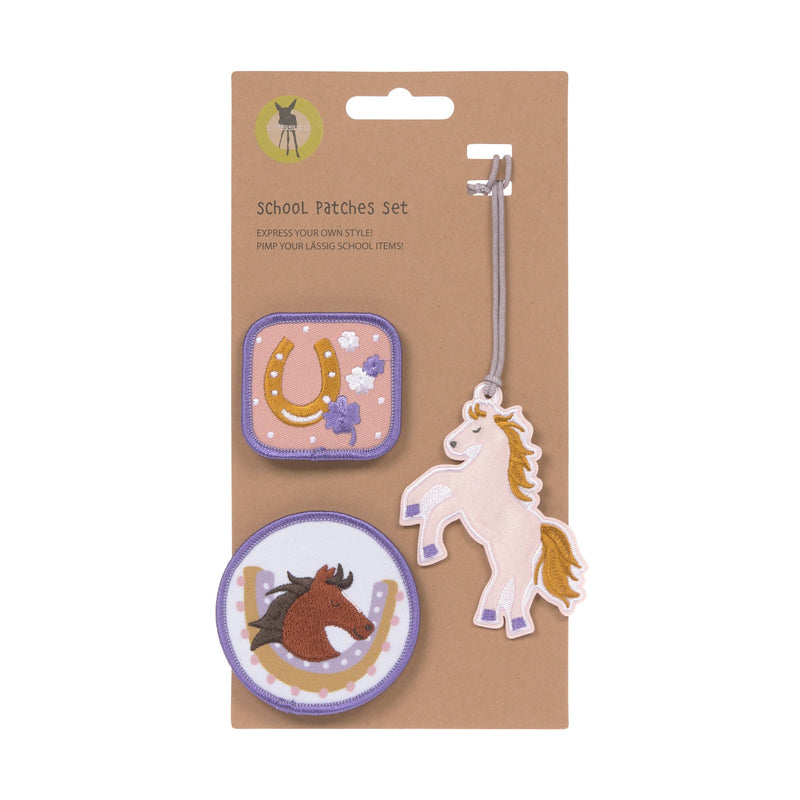 School bag patches and pendants - Happiness | Lässig