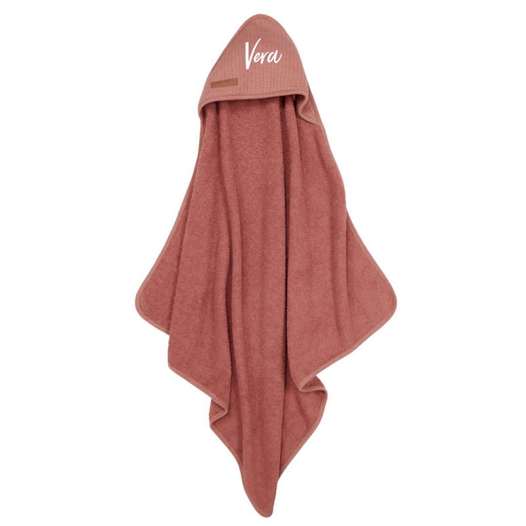 Hooded Towel Pure Pink Blush | Little Dutch