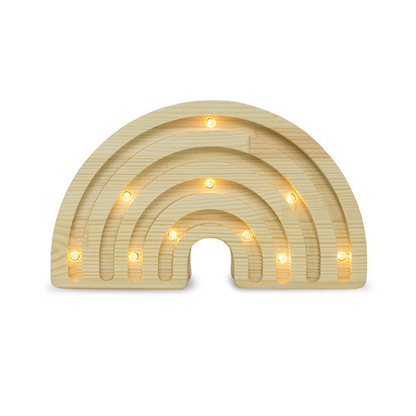 Rainbow mini wooden lamp | Little Lights