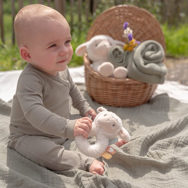 Rassel-Greifling Schaf Little Farm | Babyspielzeug by Schmatzepuffer