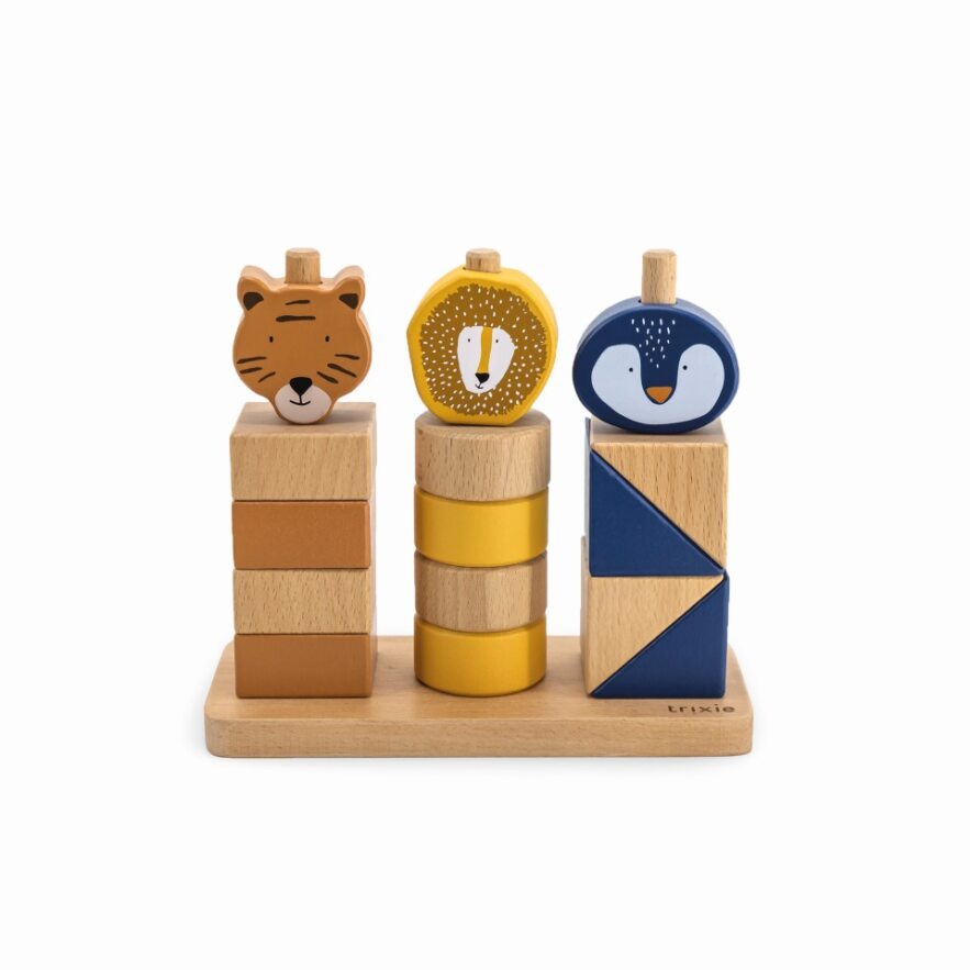 Stacking game with animals, laser-cut | Trixie