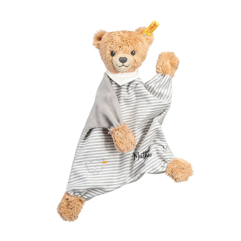 Schnuffeltuch Schlaf-Gut-Bär, grau 30 cm | Steiff