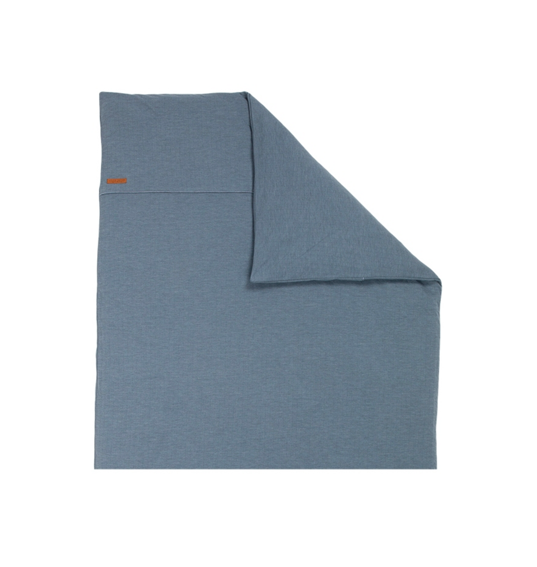 Housse pour couverture de berceau Pure, bleu | Little Dutch