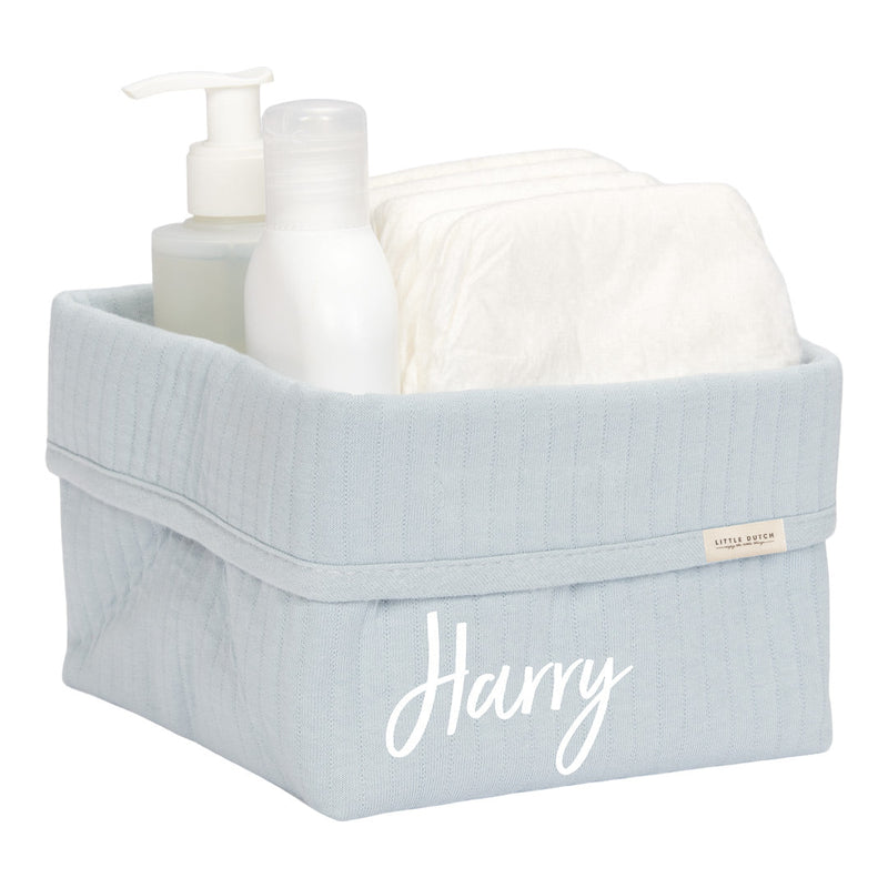 Panier d'allaitement Pure Soft Blue, petit | Little Dutch