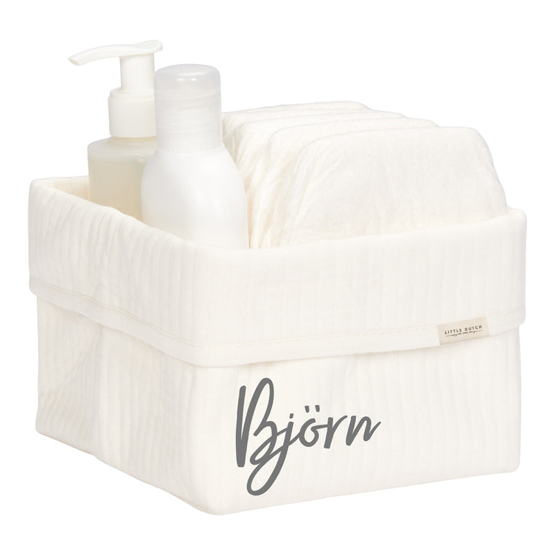 Panier d'allaitement Pure Soft White, petit | Little Dutch