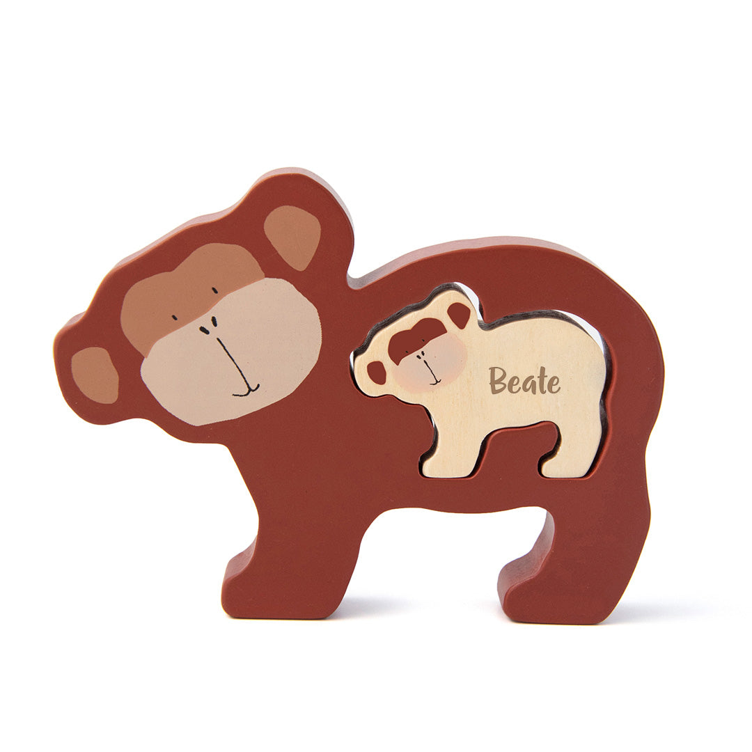 Wooden Baby Puzzle - Mr. Monkey | Trixie