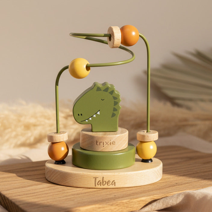 Motorikschleife Holz - Herr Dino | Trixie