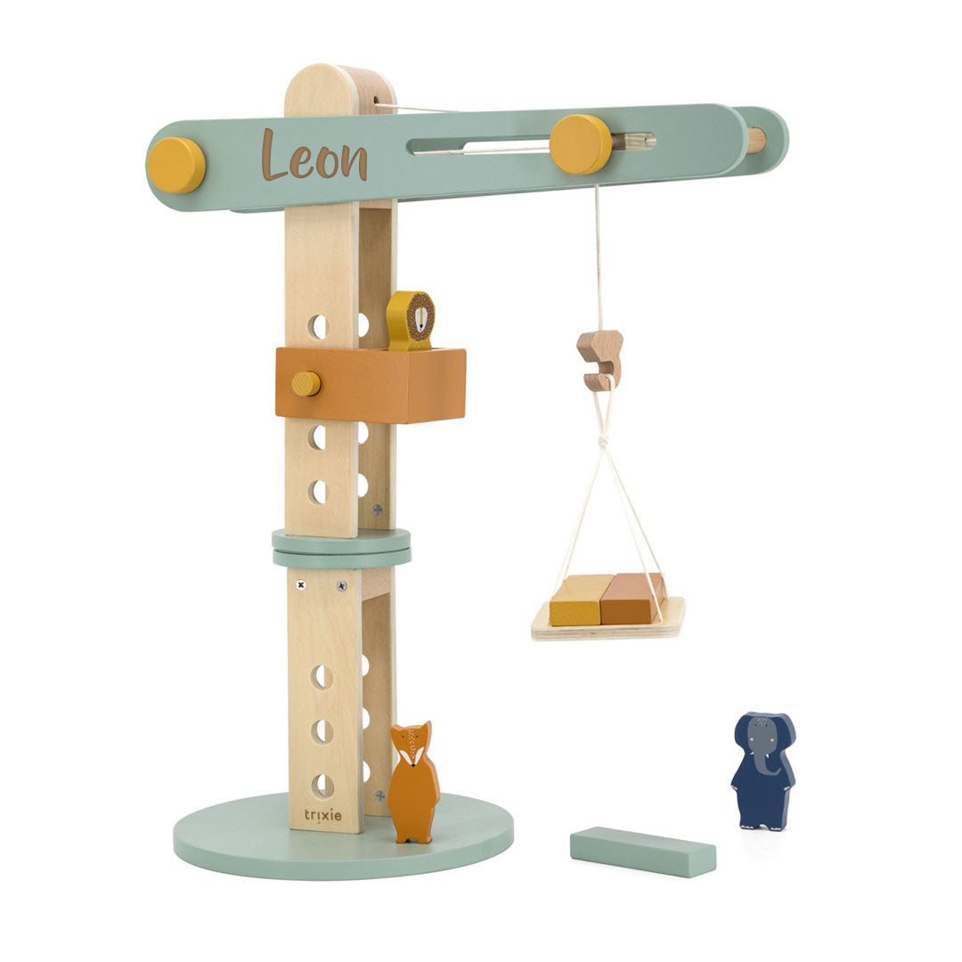 Wooden construction crane | Trixie