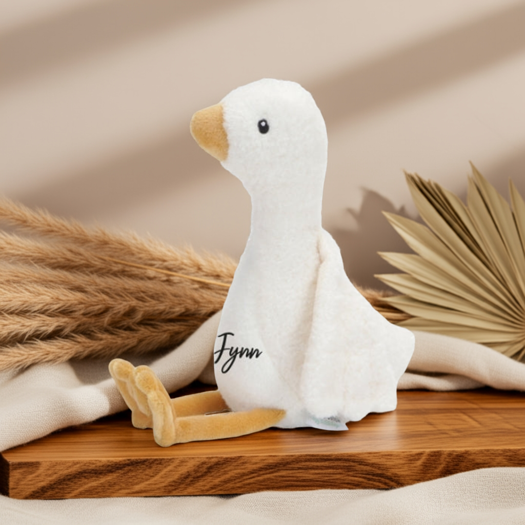 Little Goose cuddly toy, white, 20 cm | Little Dutch