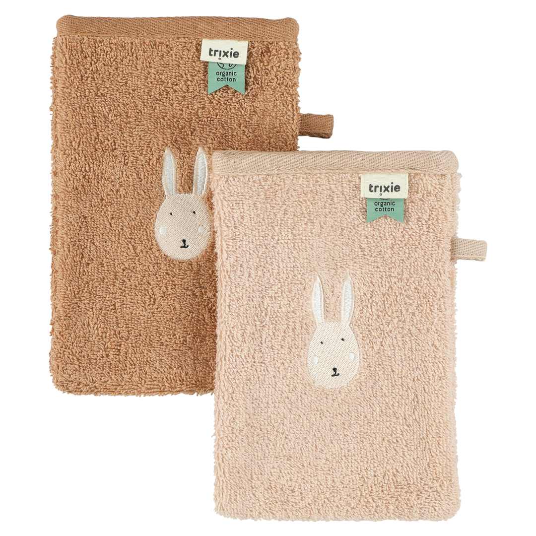Wash Mitt 2-pack - Mrs. Rabbit | Trixie