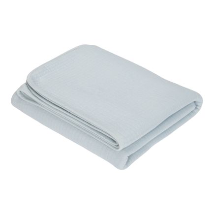 Summer blanket cradle Pure Soft Blue | Little Dutch