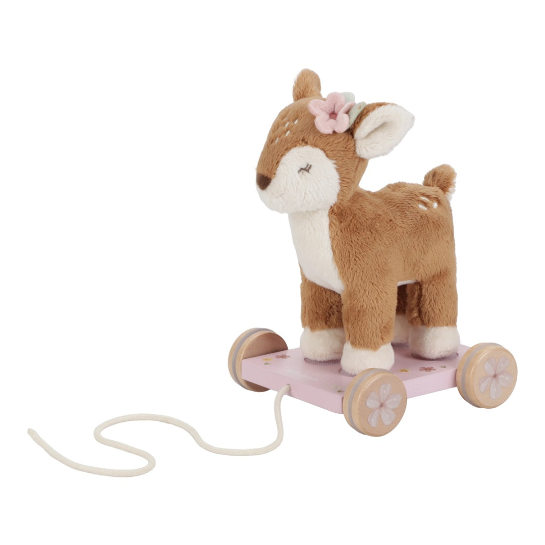 Pull-along toy deer - Fairy Garden