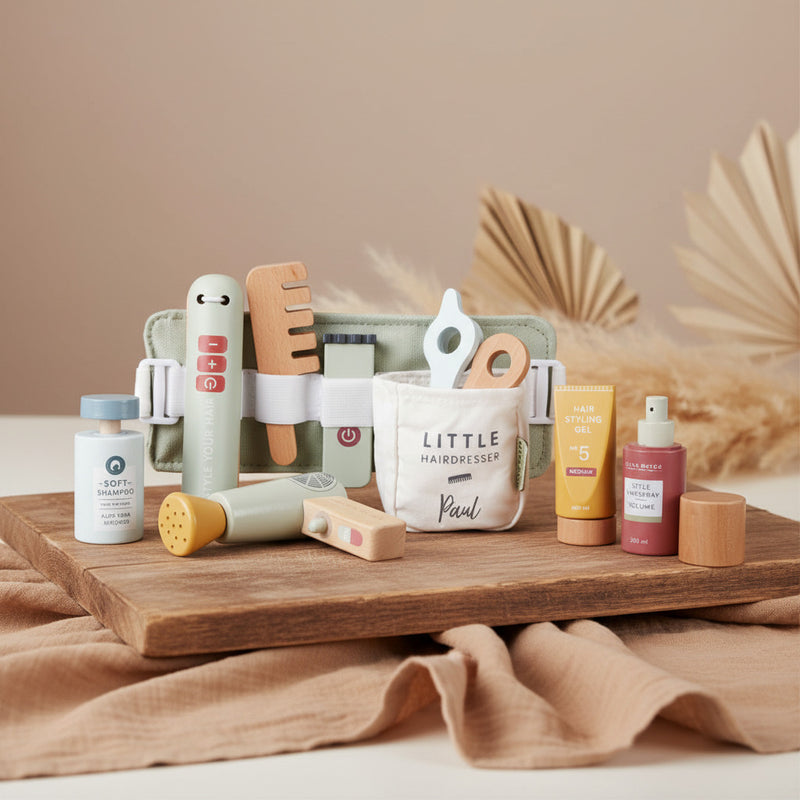 Children's Wooden Hairdressing Set