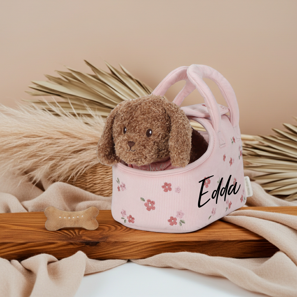 Plush Dog Cuddly Toy Jackie in a Bag GRS