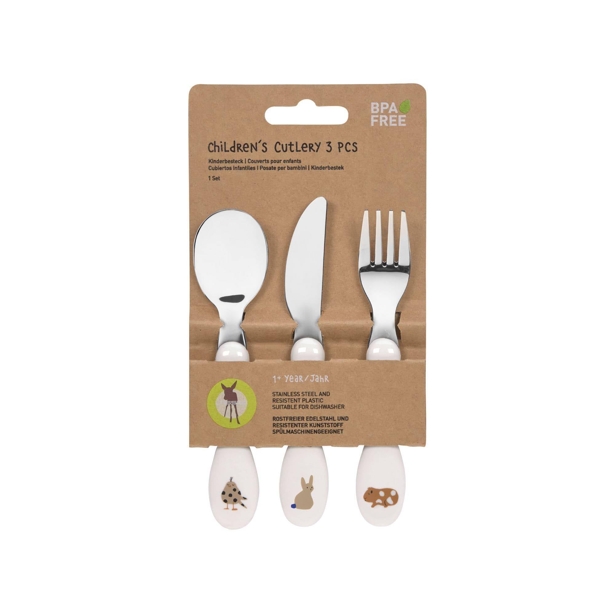 Little Mateys children's cutlery set, Royal Blue | Lässig