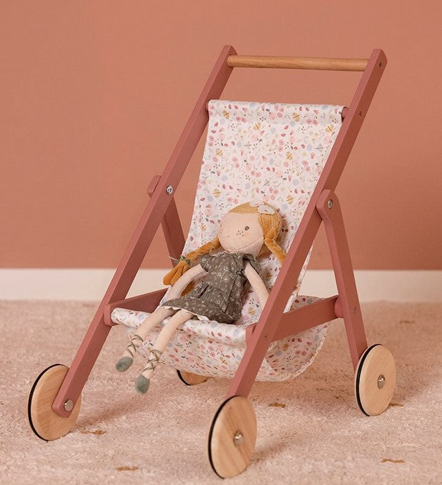 Doll buggy - Flowers & Butterflies