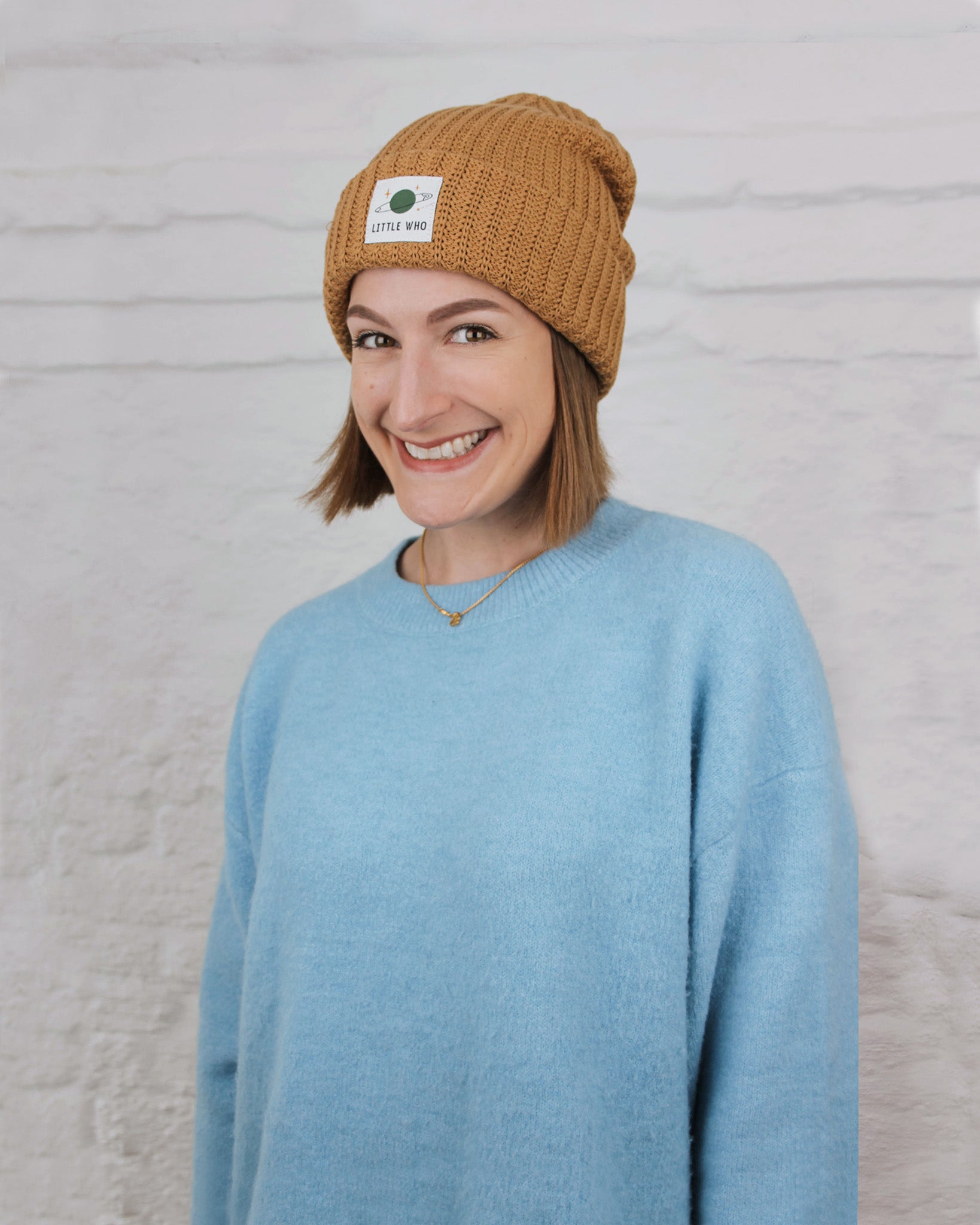 Chapeau adulte jaune miel, taille unique | Little Who