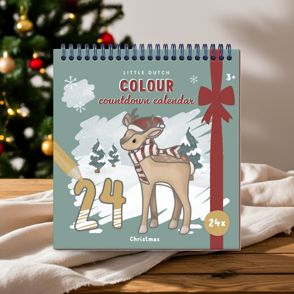 Adventskalender Malbuch – Kreativer Adventskalender für Kinder