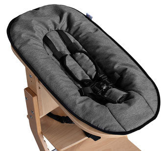 Baby attachment for children's high chair high chair nature - gray | tissi