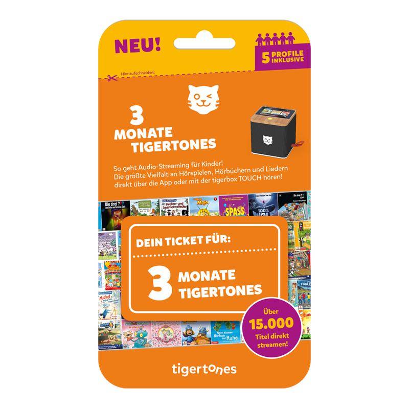 3 Months Family (up to 5 devices) Tigertones Tigerticket Tigerbox Touch plus and Mini | Tigermedia